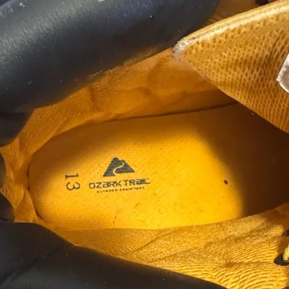 Ozark Trail Men's Yellow and Black Boots. 13. Like New!! - Picture 2 of 6